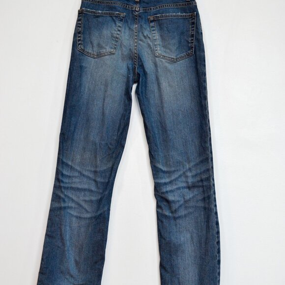 JUST CAVALLI Vintage Roberto Cavalli Straight-Leg Blue Jeans With Fading Size 27 - Picture 5 of 9